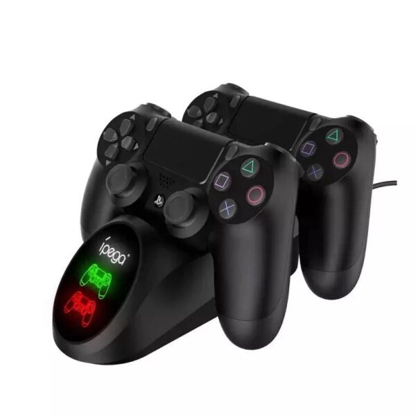 Ipega Station de chargement double pour contrôleur PS4 / PS4 Pro / PS4 Slim
