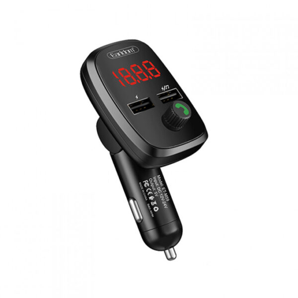 Transmetteur FM Bluetooth Voiture-Lecteur MP3-Chargeur Rapide